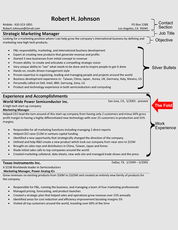 Resume Templates - Example - Page 1